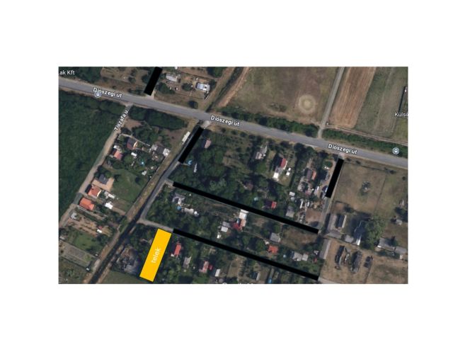 Telek eladó lakott környezetben, Diószegi út mellett!!