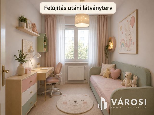 Erkélyes, világos lakás felújítási lehetőséggel Angyalföldön